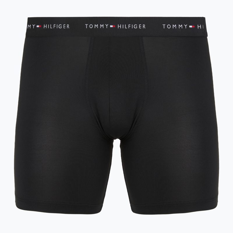 Vyriškos trumpikės Tommy Hilfiger Micro Long 3 pack black/black/black 2