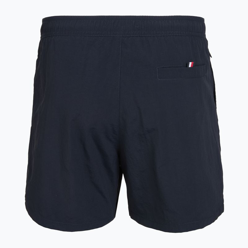 Vyriški maudymosi šortai Tommy Hilfiger Medium Drawstring Zip Pocket desert sky 2