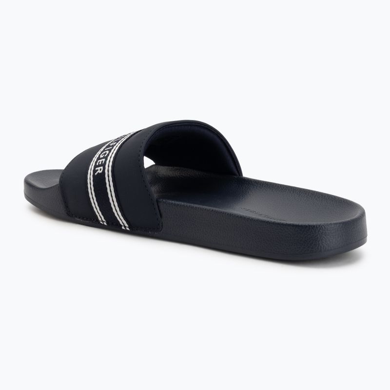 Moteriškos šlepetės Tommy Hilfiger Webbing Pool space blue 3