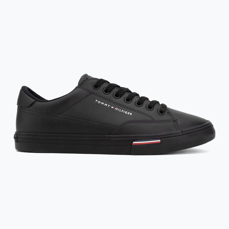 Vyriški sportbačiai Tommy Hilfiger Vulc Core RBW Long Lace Leather black 2