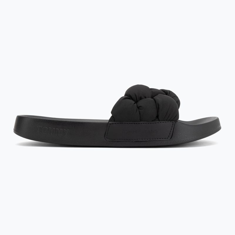 Moteriškos šlepetės Tommy Jeans Braided black 2