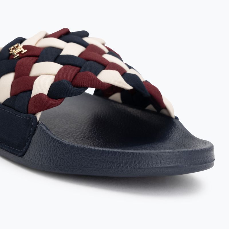 Moteriškos šlepetės Tommy Hilfiger Braided Pool rwb 7