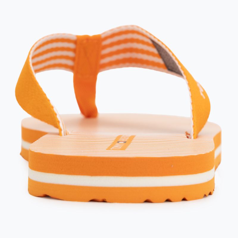Moteriškos šlepetės per pirštą Tommy Hilfiger Ithaca Stripe Summer orange hype 6