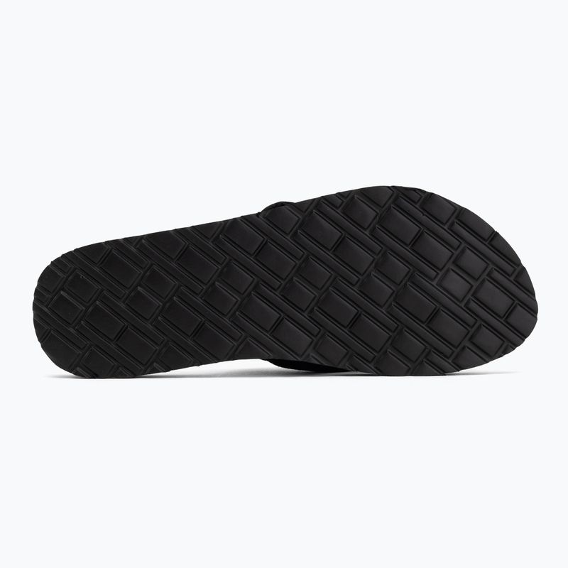 Moteriškos šlepetės per pirštą Tommy Hilfiger Footbed Summer Sandal Leather black 4