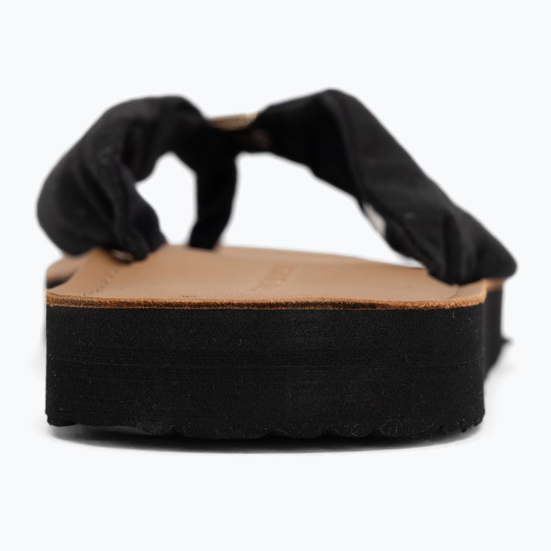 Moteriškos šlepetės per pirštą Tommy Hilfiger Footbed Summer Sandal Leather black 6