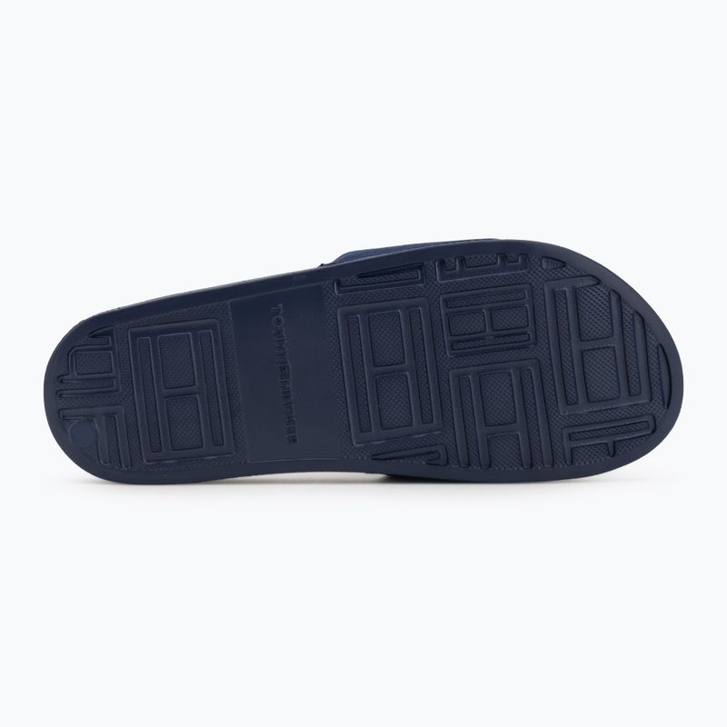Moteriškos šlepetės Tommy Hilfiger Script Pool preppy navy 4
