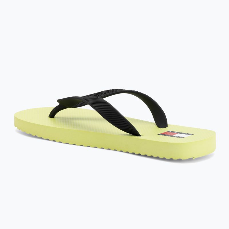 Moteriškos šlepetės per pirštą Tommy Jeans Logo Summer lime essence/black 3