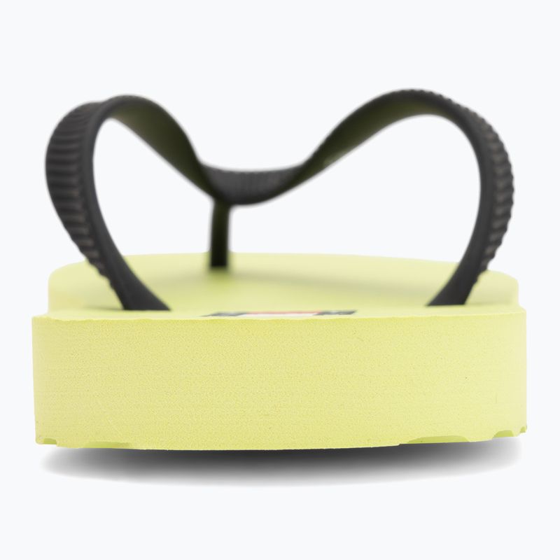Moteriškos šlepetės per pirštą Tommy Jeans Logo Summer lime essence/black 6