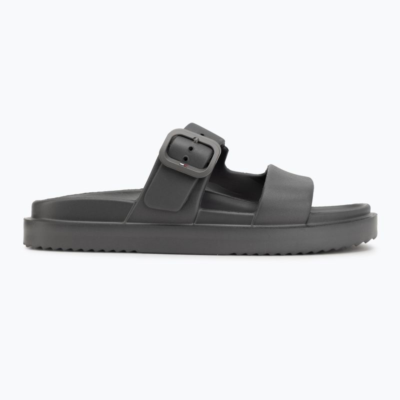 Moteriškos šlepetės Tommy Hilfiger Double Strap Sandal Pearl dark grey pearlized 2