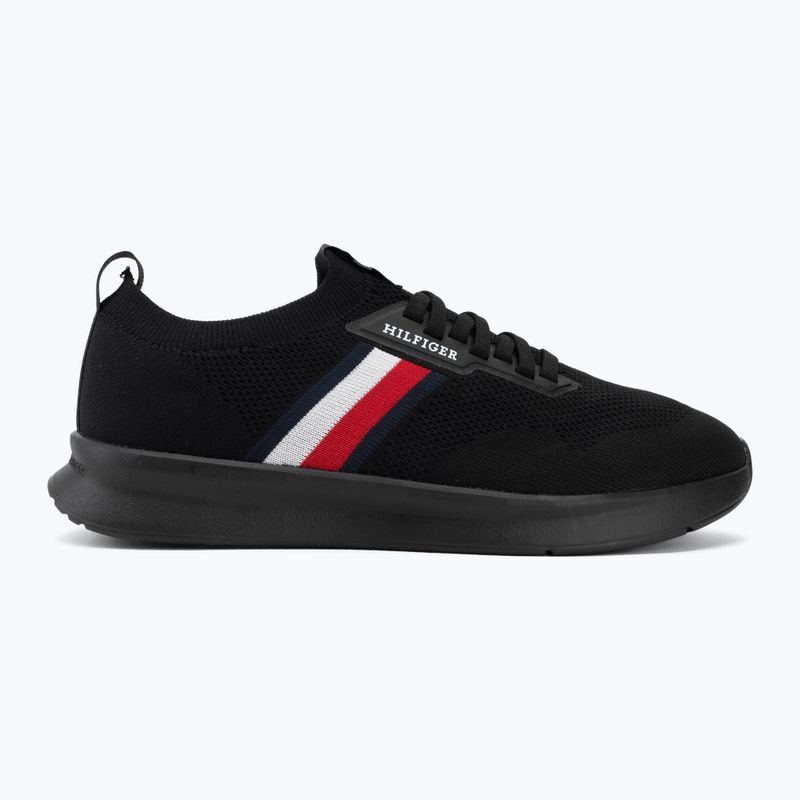 Vyriški batai Tommy Hilfiger Lightweight Knitted Runner black 2