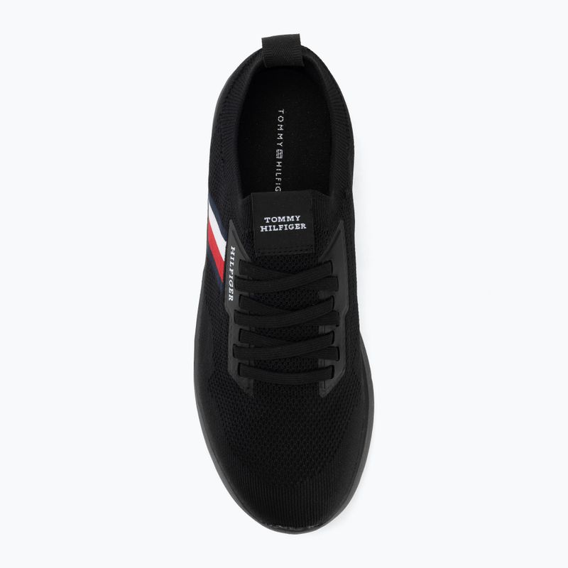 Vyriški batai Tommy Hilfiger Lightweight Knitted Runner black 5