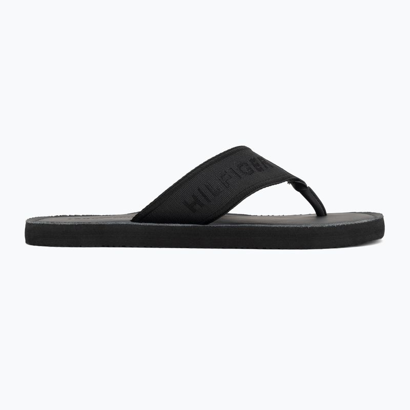 Vyriškos šlepetės per pirštą Tommy Hilfiger Lbeach Sandal Leather black 2