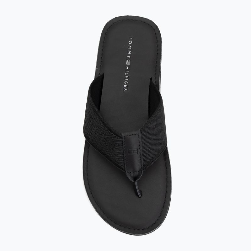Vyriškos šlepetės per pirštą Tommy Hilfiger Lbeach Sandal Leather black 5