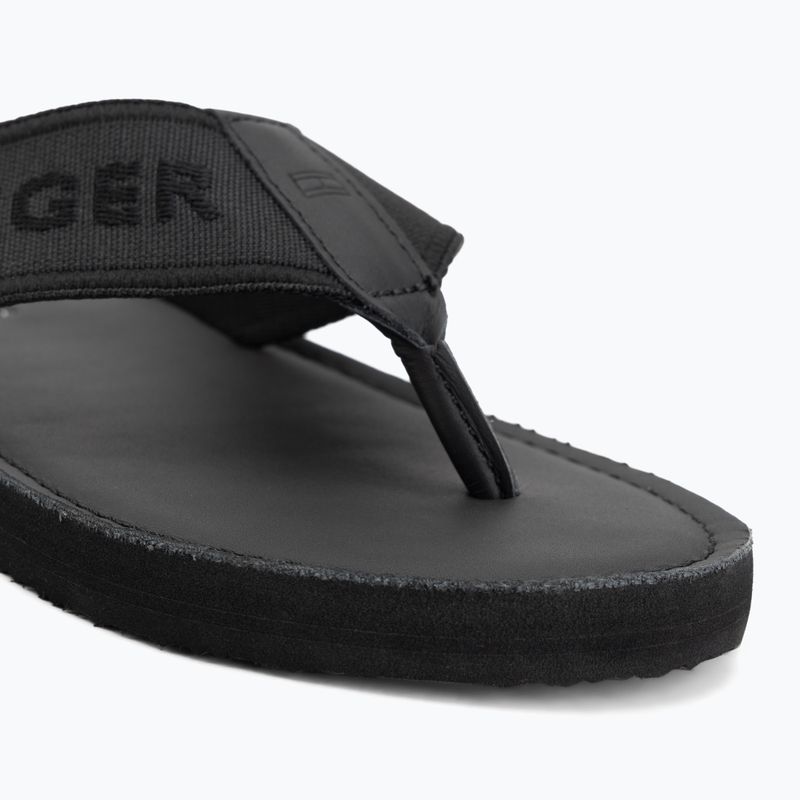 Vyriškos šlepetės per pirštą Tommy Hilfiger Lbeach Sandal Leather black 7