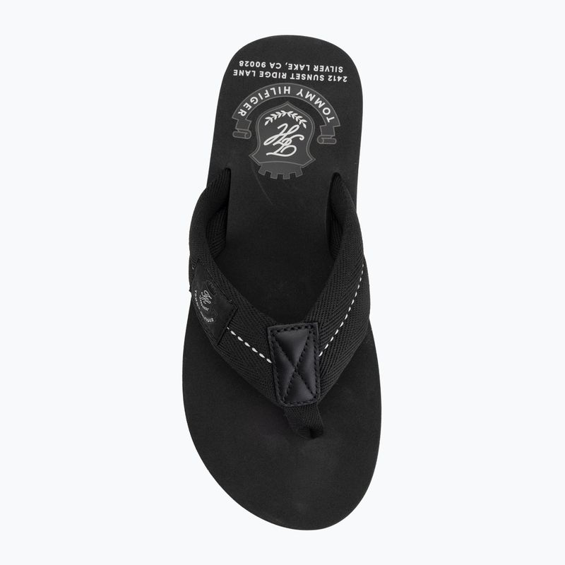 Vyriškos šlepetės per pirštą Tommy Hilfiger Patch Beach Sandal black 5