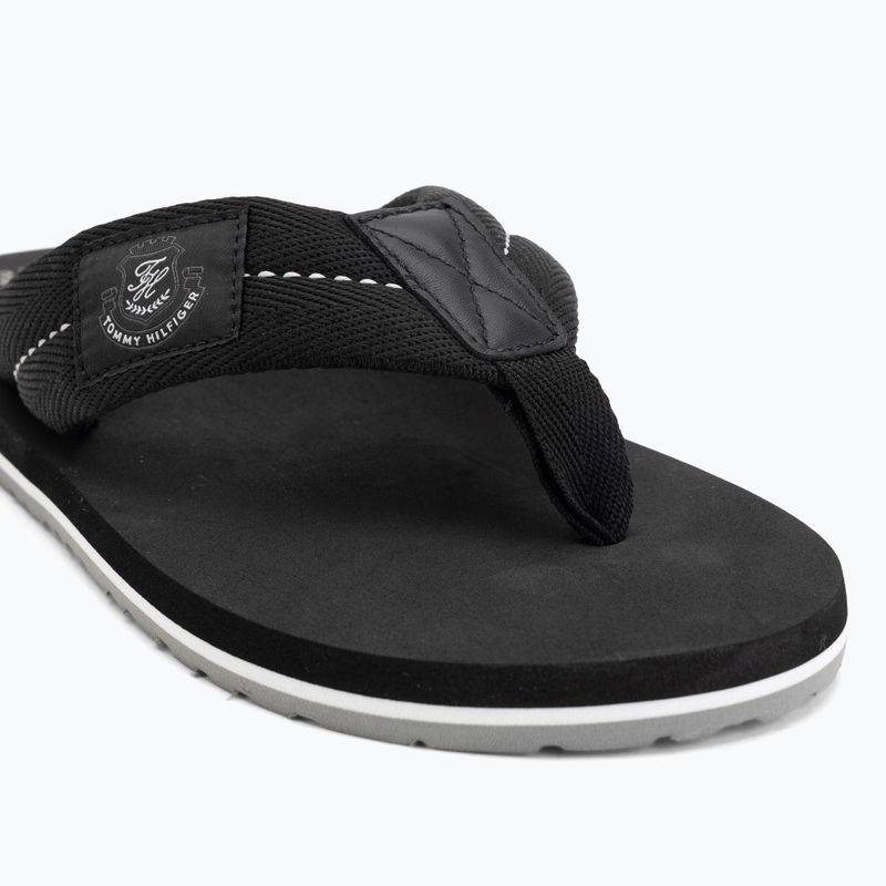 Vyriškos šlepetės per pirštą Tommy Hilfiger Patch Beach Sandal black 7