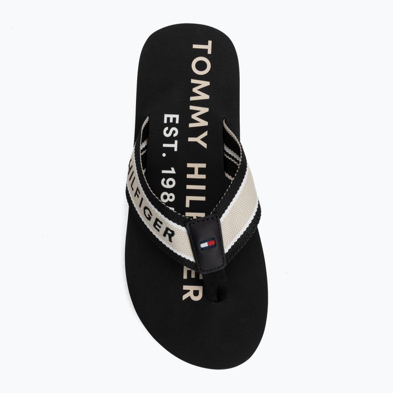 Vyriškos šlepetės per pirštą Tommy Hilfiger Sporty black 5