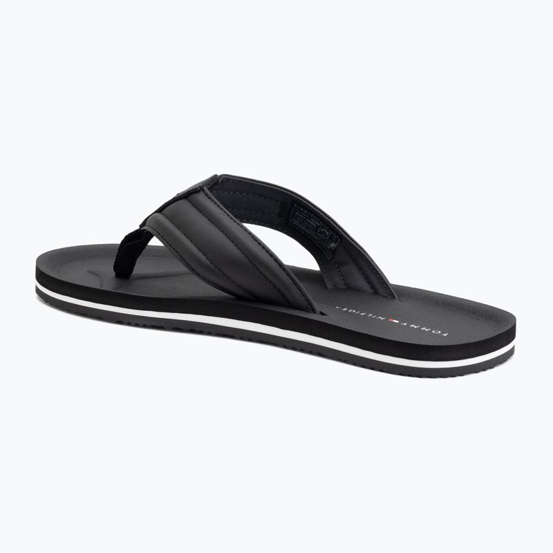 Vyriškos šlepetės per pirštą Tommy Hilfiger Padded Beach black 3