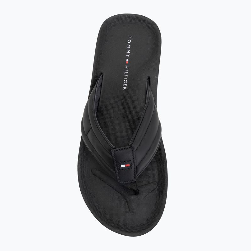 Vyriškos šlepetės per pirštą Tommy Hilfiger Padded Beach black 5