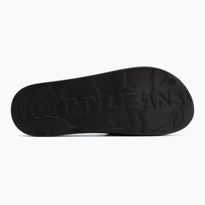 Vyriškos šlepetės Tommy Jeans Injected black 4