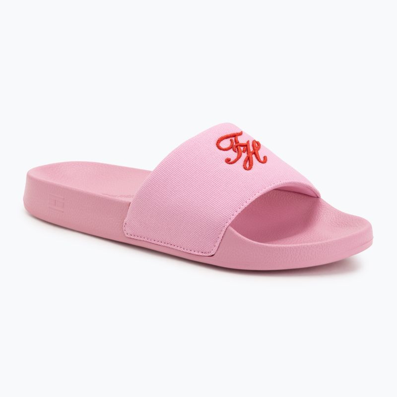Moteriškos šlepetės Tommy Hilfiger Script Pool rose petal