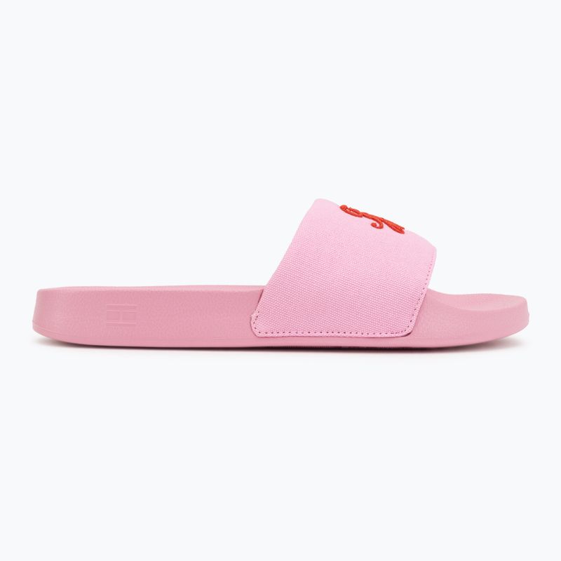 Moteriškos šlepetės Tommy Hilfiger Script Pool rose petal 2