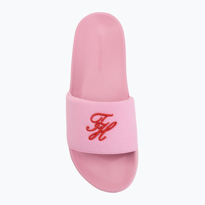 Moteriškos šlepetės Tommy Hilfiger Script Pool rose petal 5