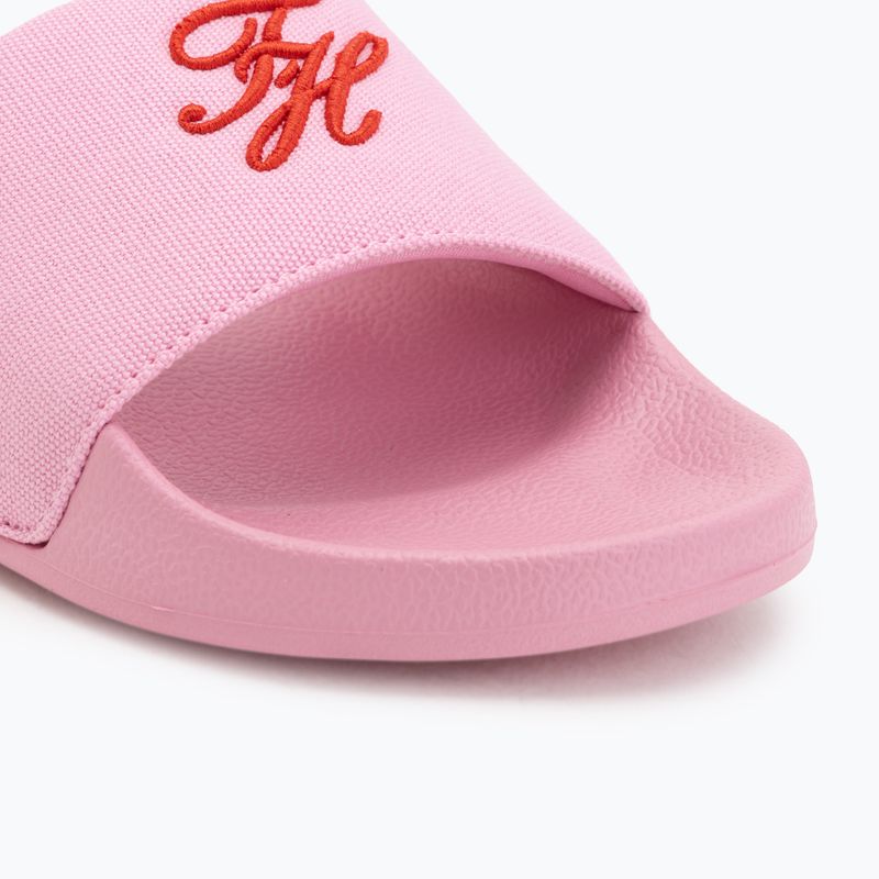 Moteriškos šlepetės Tommy Hilfiger Script Pool rose petal 7