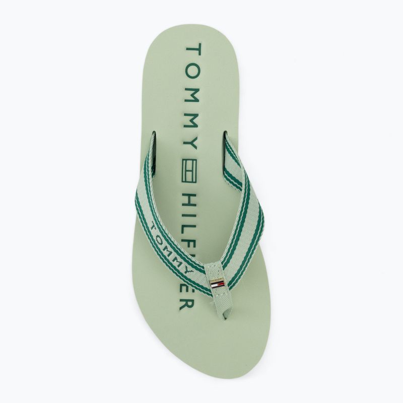 Moteriškos šlepetės Tommy Hilfiger Webbing Summer Sandal gentle jade 5