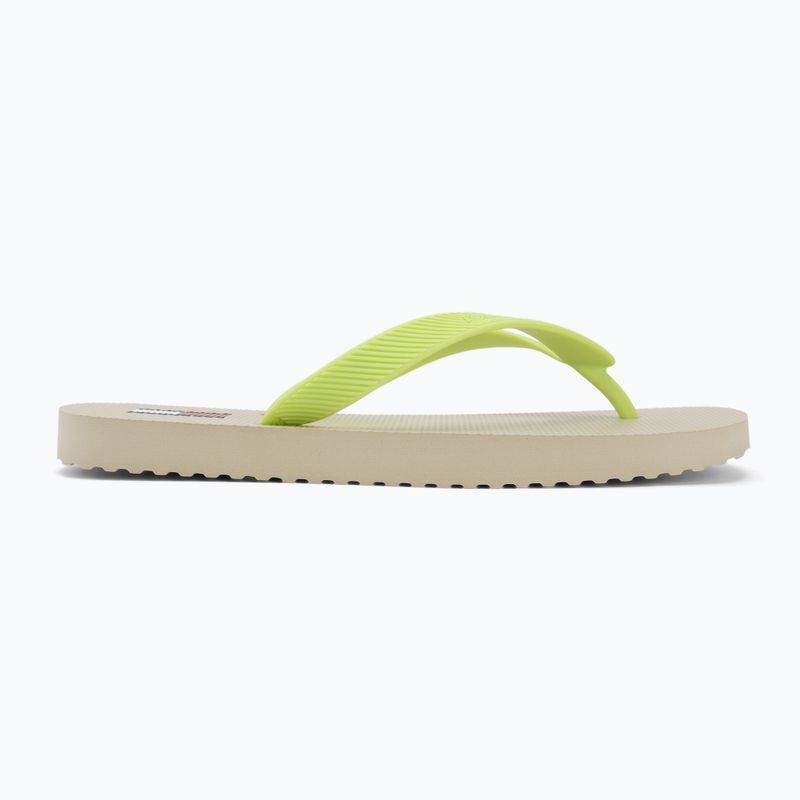Moteriškos šlepetės per pirštą Tommy Jeans Logo Summer white clay/lime essence 2