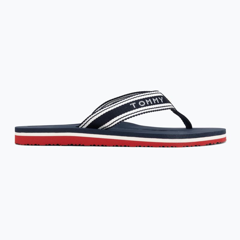 Moteriškos šlepetės Tommy Hilfiger Webbing Summer Sandal rwb 2