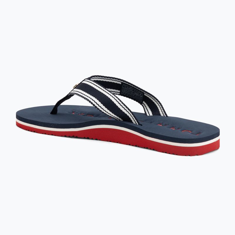 Moteriškos šlepetės Tommy Hilfiger Webbing Summer Sandal rwb 3