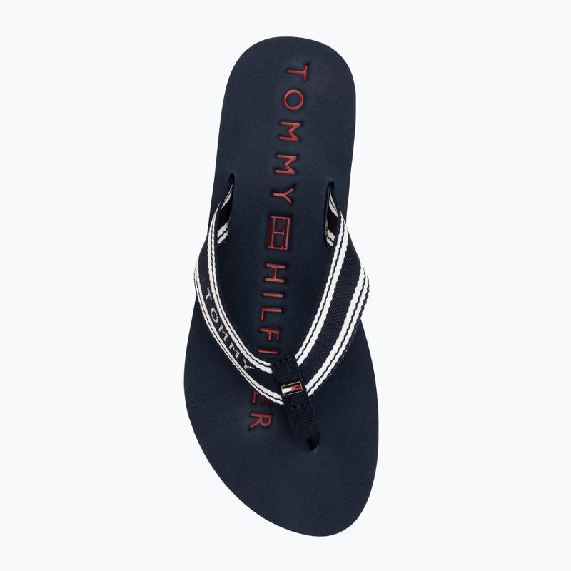 Moteriškos šlepetės Tommy Hilfiger Webbing Summer Sandal rwb 5