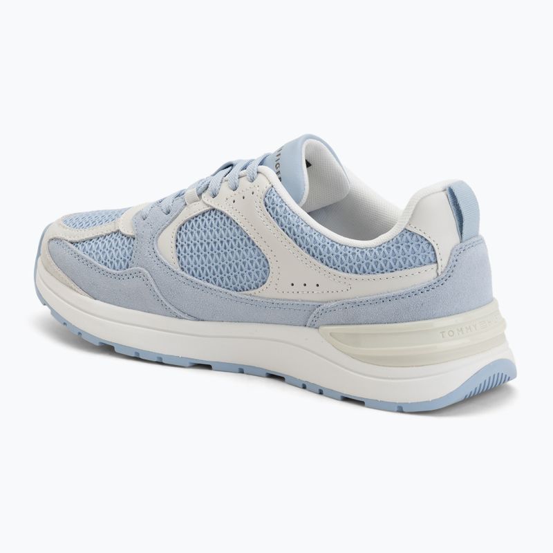 Moteriški batai Tommy Hilfiger Mix Material Runner brezzy blue/ecru 3