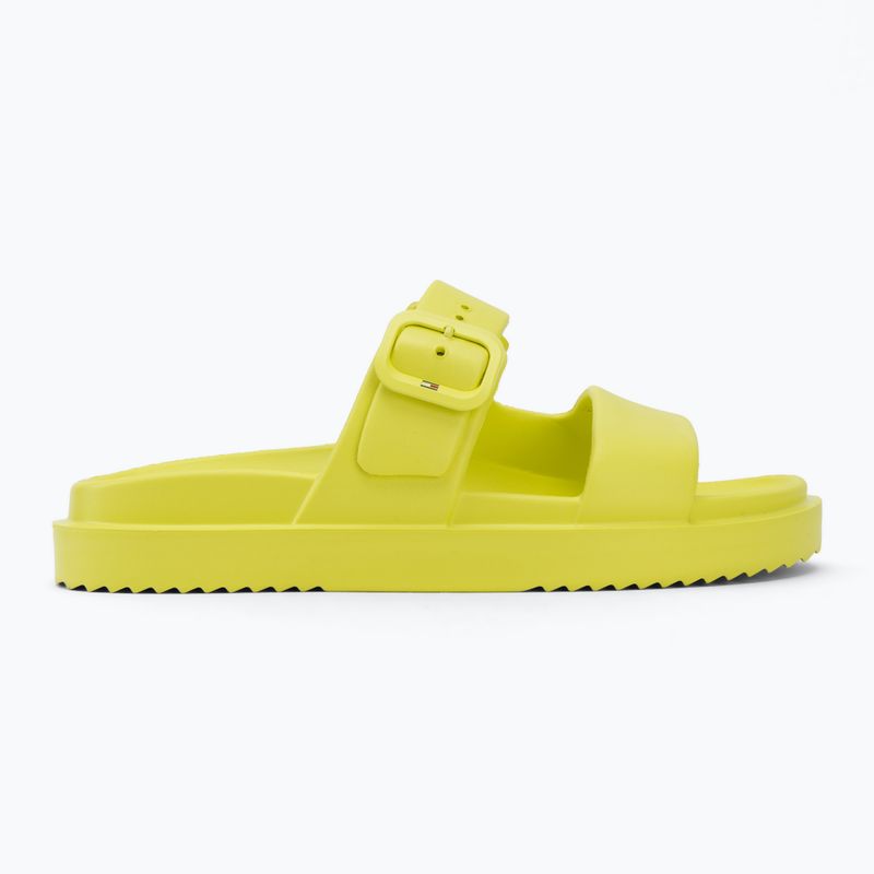 Moteriškos šlepetės Tommy Hilfiger Light Double Strap lime zing 2