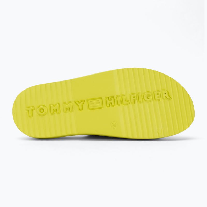 Moteriškos šlepetės Tommy Hilfiger Light Double Strap lime zing 4