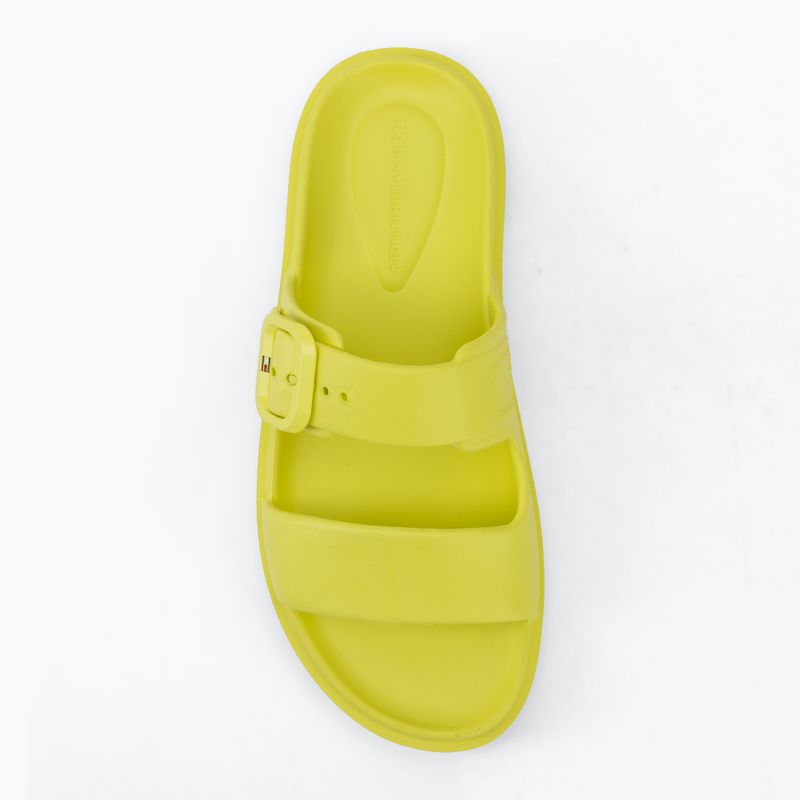 Moteriškos šlepetės Tommy Hilfiger Light Double Strap lime zing 5