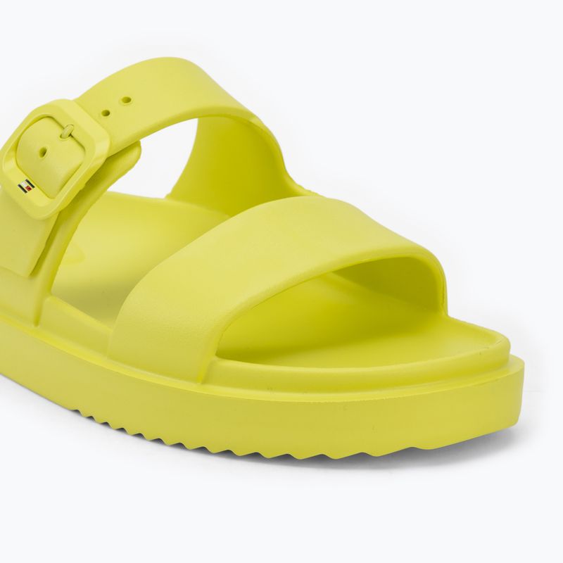 Moteriškos šlepetės Tommy Hilfiger Light Double Strap lime zing 7