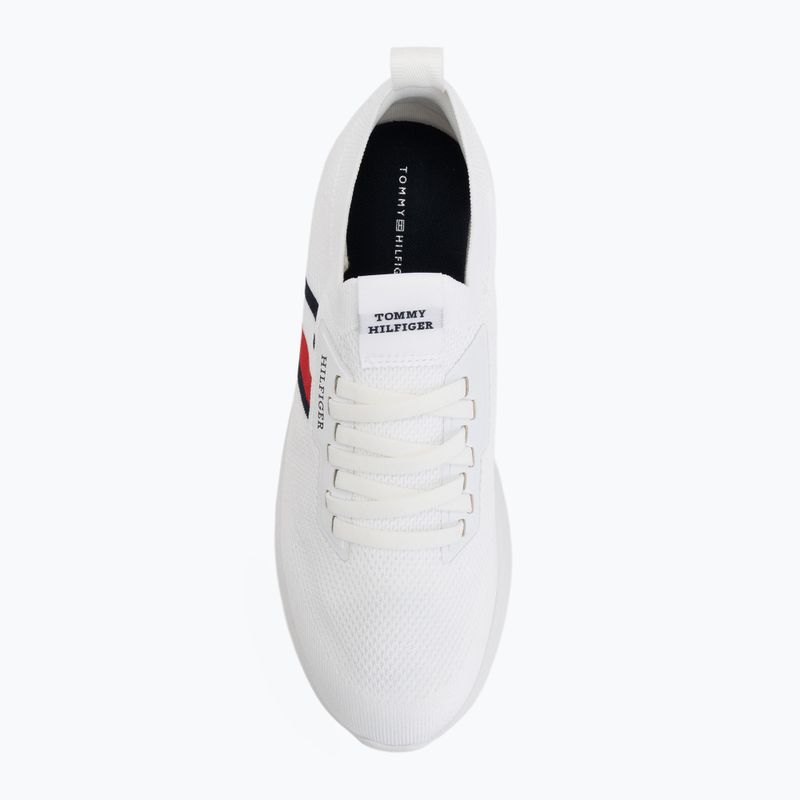 Vyriški batai Tommy Hilfiger Lightweight Knitted Runner white 5