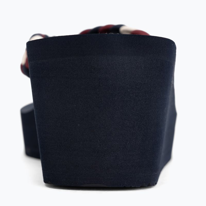 Moteriškos šlepetės per pirštą Tommy Hilfiger Wedge Braided Summer Sandal rwb 6