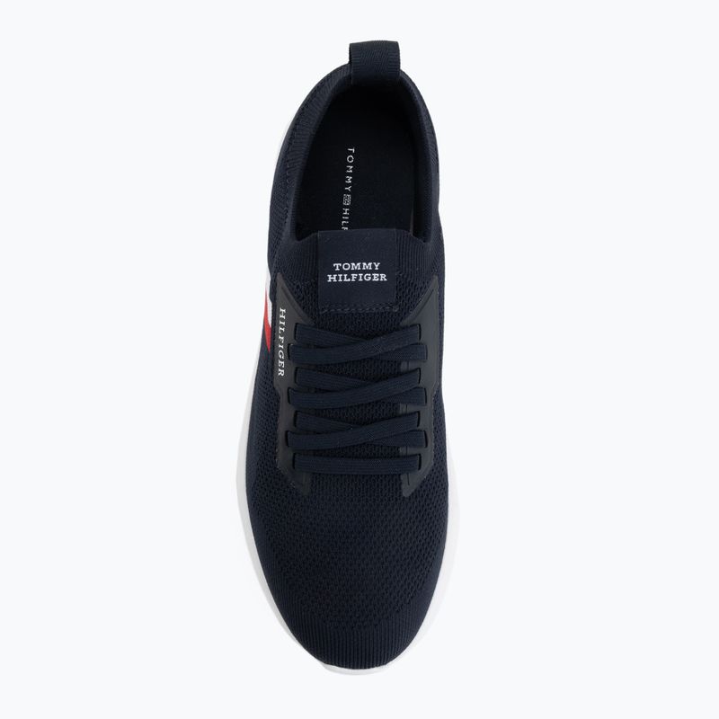 Vyriški batai Tommy Hilfiger Lightweight Knitted Runner desert sky 5