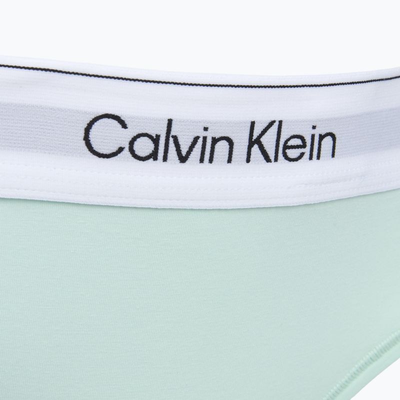 Moteriški stringai Calvin Klein LV00QF8518 Thong feel the mint 3