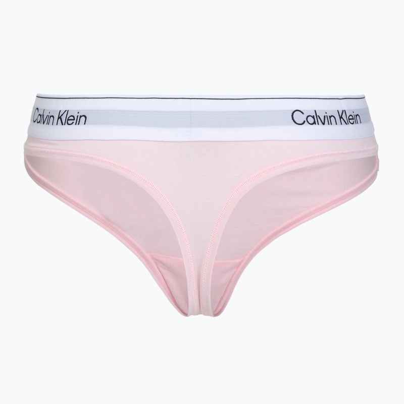 Moteriški stringai Calvin Klein LV00QF8518 Thong cradle pink 2