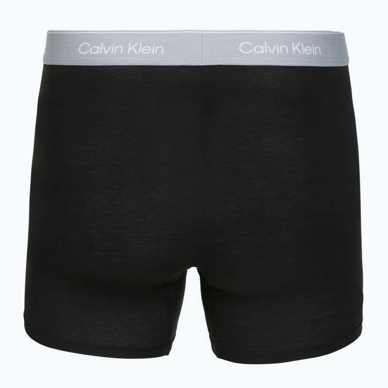 Trumpikės Calvin Klein LV00NB4394 Brief 3 pairs black w/darkest spruce wb/black w 3