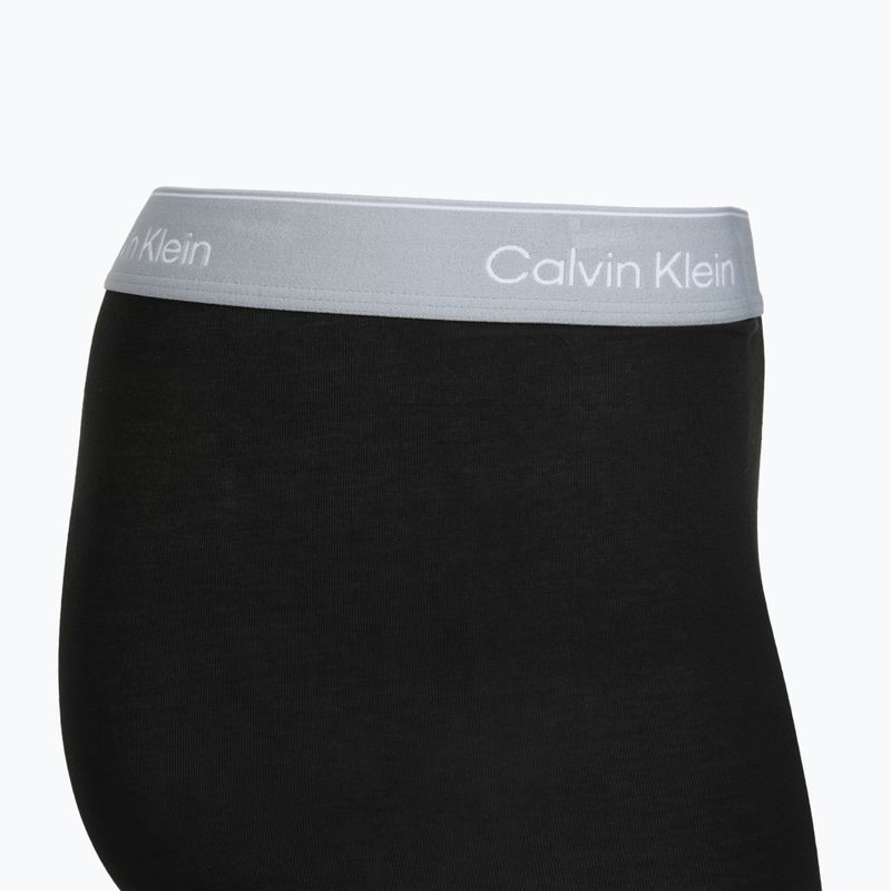 Trumpikės Calvin Klein LV00NB4394 Brief 3 pairs black w/darkest spruce wb/black w 4