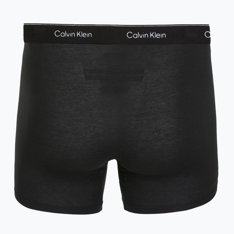 Trumpikės Calvin Klein LV00NB4394 Brief 3 pairs black w/heavenly iris logo/black w 3