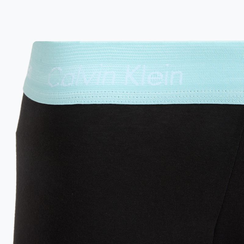 Trumpikės Calvin Klein LV00NB4412 Low Rise Trunk 5 pairs black w plume wb/black w misty sage wb 8