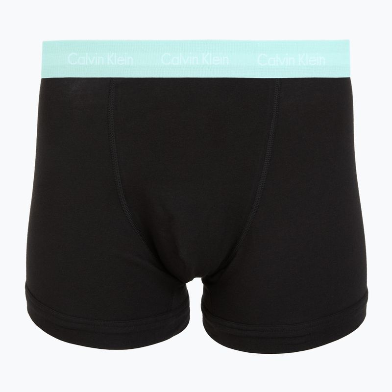 Vyriškos trumpikės Calvin Klein 0000U2662G Trunk 3 pairs black in plume wb/black in misty sag 2