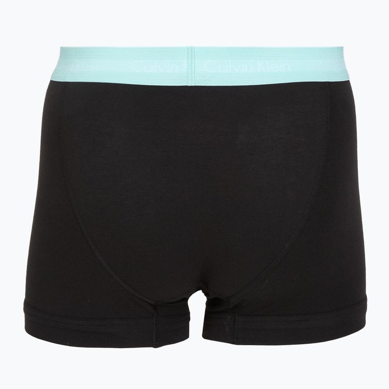 Vyriškos trumpikės Calvin Klein 0000U2662G Trunk 3 pairs black in plume wb/black in misty sag 5