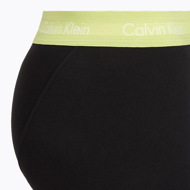 Vyriškos trumpikės Calvin Klein 0000U2662G Trunk 3 pairs black in green bloom wb/black in da 4